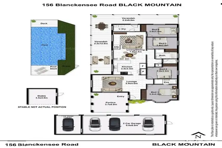 Floorplan of Homely house listing, 156 Blanckensee Road, Black Mountain QLD 4563