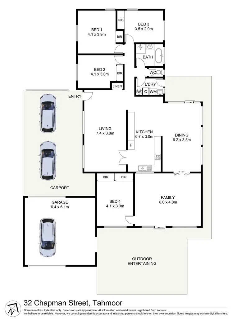 Floorplan of Homely house listing, 32 Chapman Street, Tahmoor NSW 2573