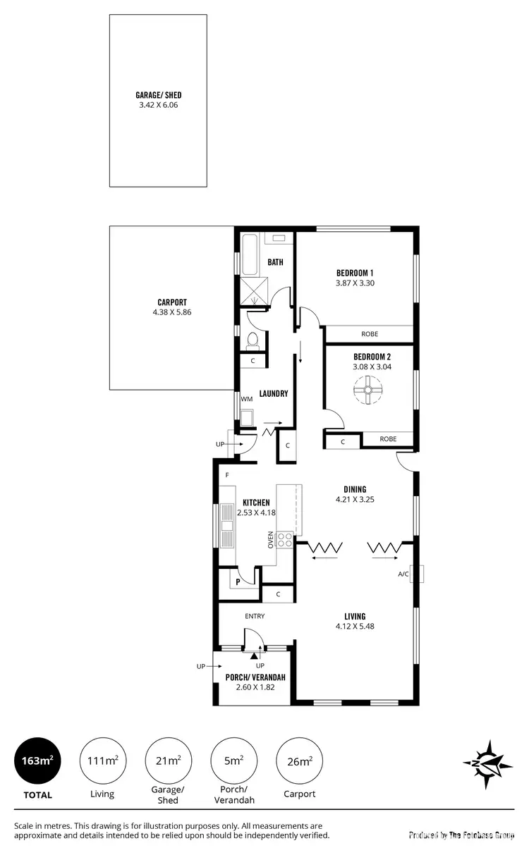 Floorplan of Homely house listing, 62 Grundy Terrace, Christies Beach SA 5165