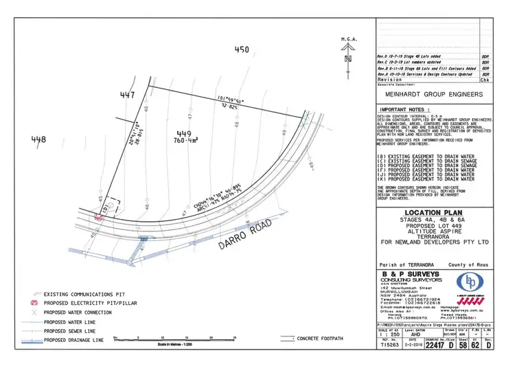 Floorplan of Homely land listing, 12 Darro Road, Terranora NSW 2486