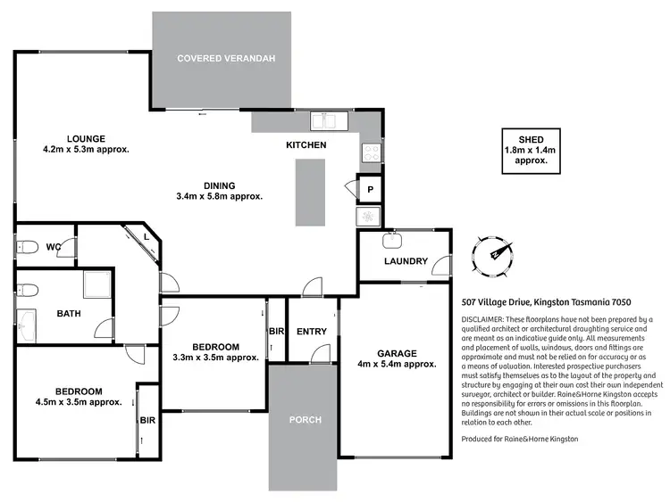 Floorplan of Homely house listing, 507 Village Drive, Kingston TAS 7050