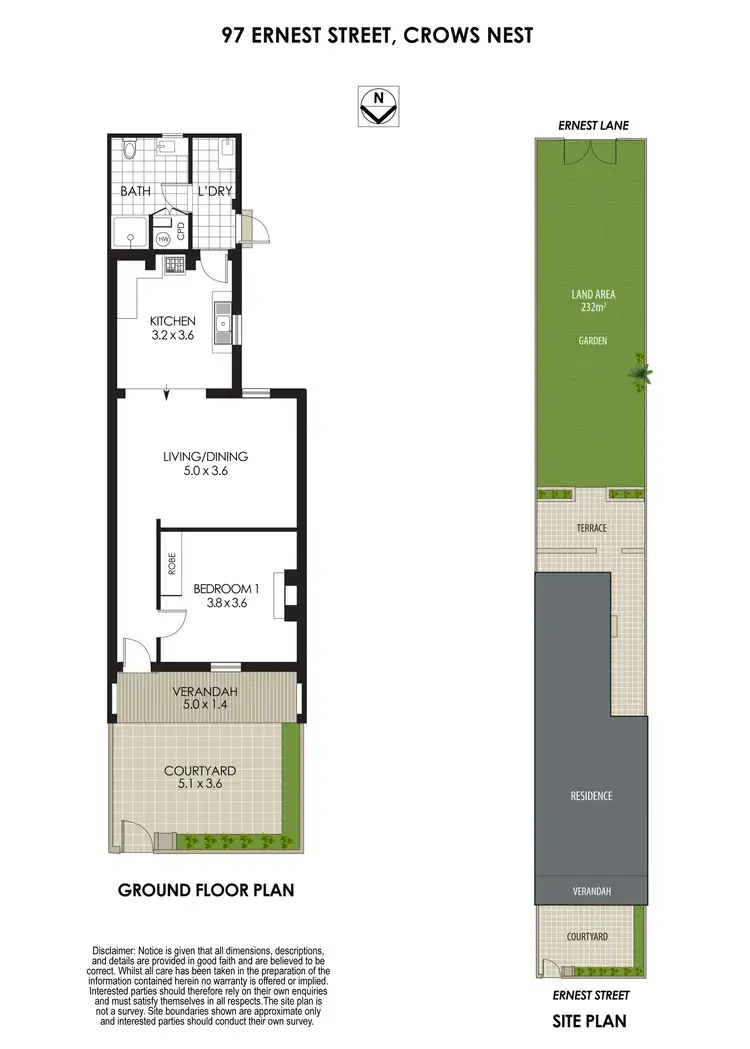 Floorplan of Homely house listing, 97 Ernest Street, Crows Nest NSW 2065
