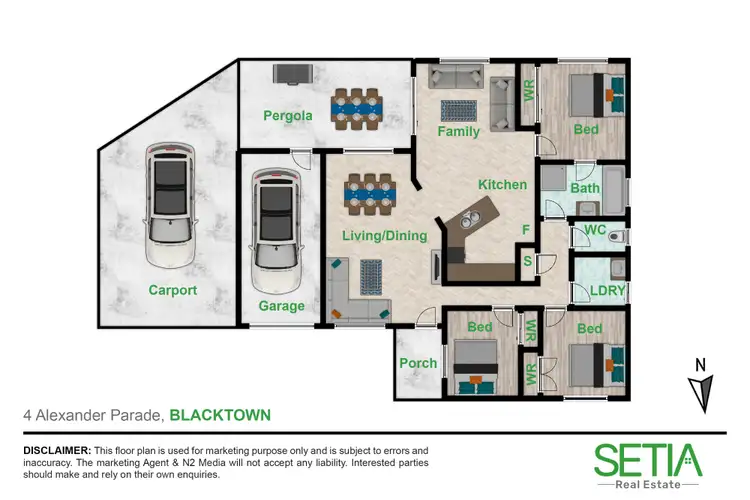 Floorplan of Homely house listing, 4 Alexander Parade, Blacktown NSW 2148