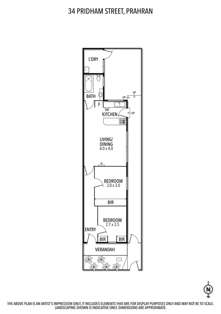Floorplan of Homely house listing, 34 Pridham Street, Prahran VIC 3181