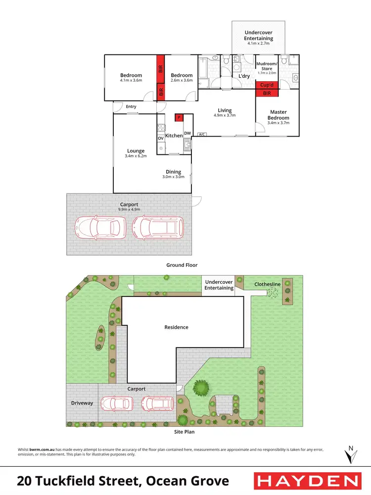 Floorplan of Homely house listing, 20 Tuckfield Street, Ocean Grove VIC 3226