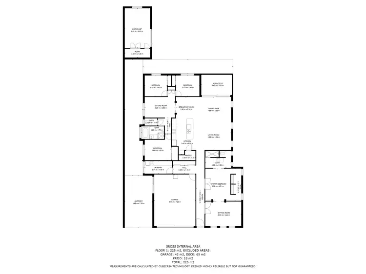 Floorplan of Homely house listing, 44 Waterbird Crescent, Caboolture QLD 4510