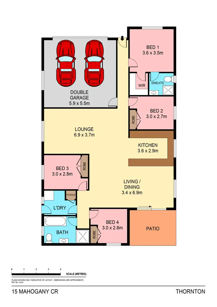 Floorplan of Homely house listing, 15 Mahogany Crescent, Thornton NSW 2322