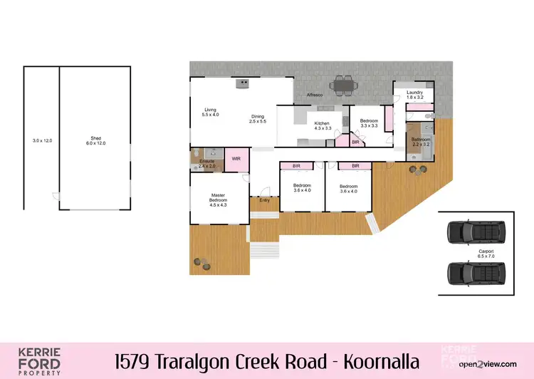 Floorplan of Homely house listing, 1579 Traralgon Creek Road, Koornalla VIC 3844