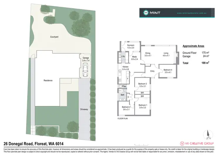 Floorplan of Homely house listing, 26 Donegal Road, Floreat WA 6014