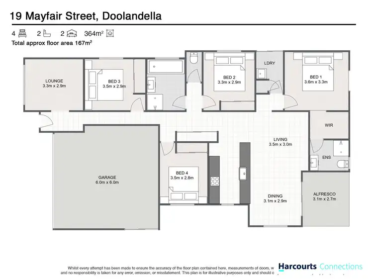Floorplan of Homely house listing, 19 Mayfair Street, Doolandella QLD 4077
