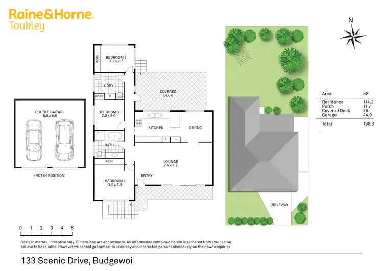 Floorplan of Homely house listing, 133 Scenic Drive, Budgewoi NSW 2262