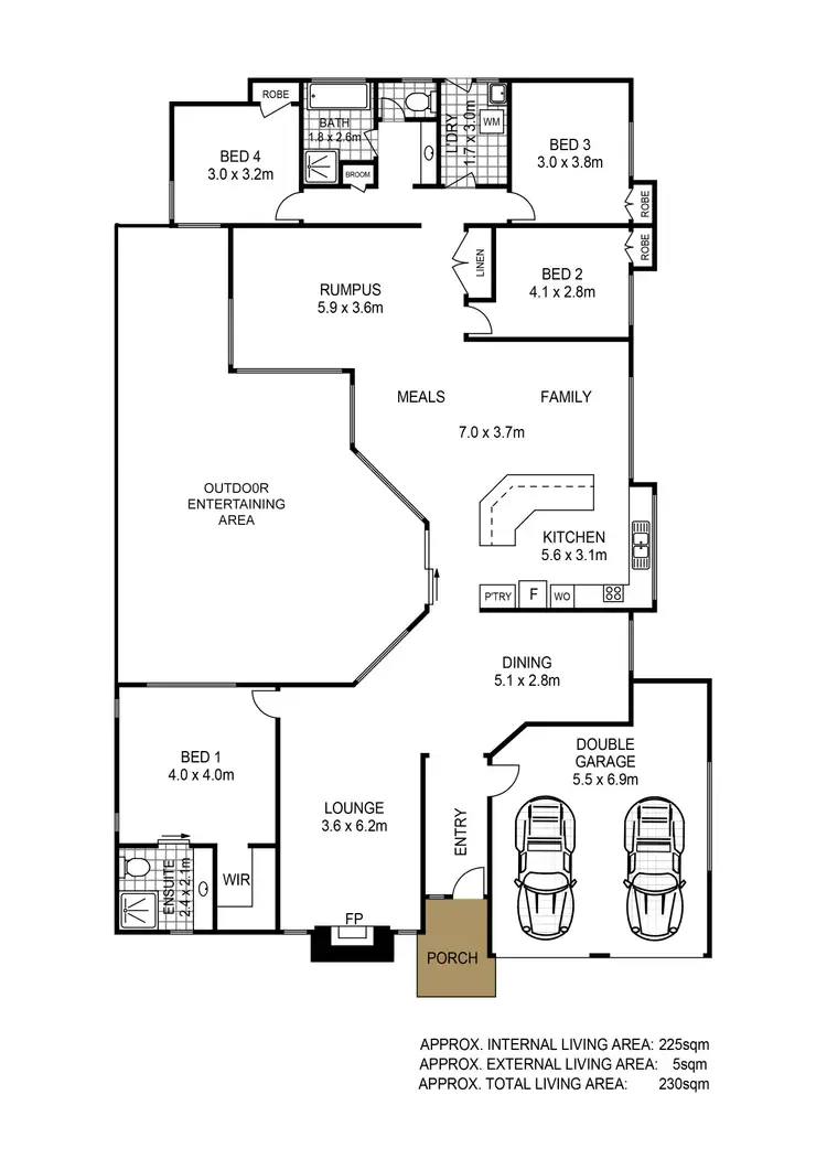 Floorplan of Homely house listing, 322 - 332 Markwell Road, Caboolture QLD 4510