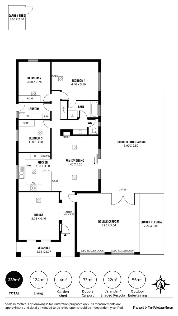 Floorplan of Homely house listing, 61 Jimmy Watson Drive, Woodcroft SA 5162