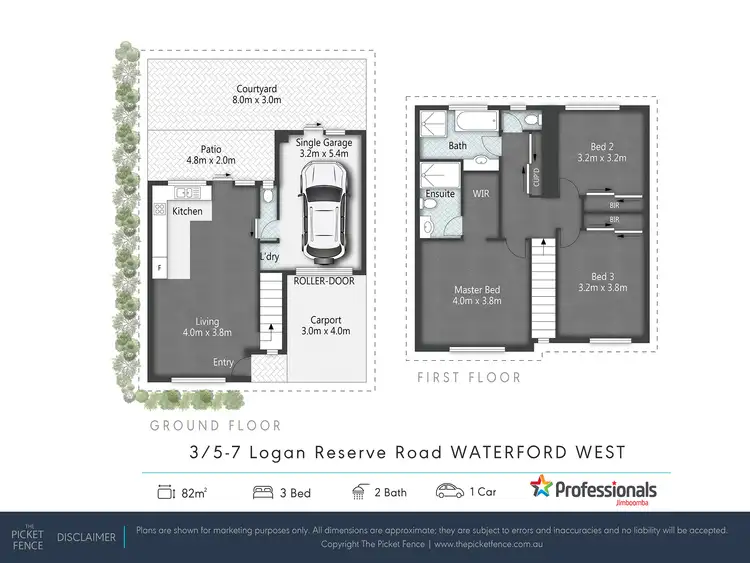 Floorplan of Homely unit listing, 3/5-7 Logan Reserve Road, Waterford West QLD 4133