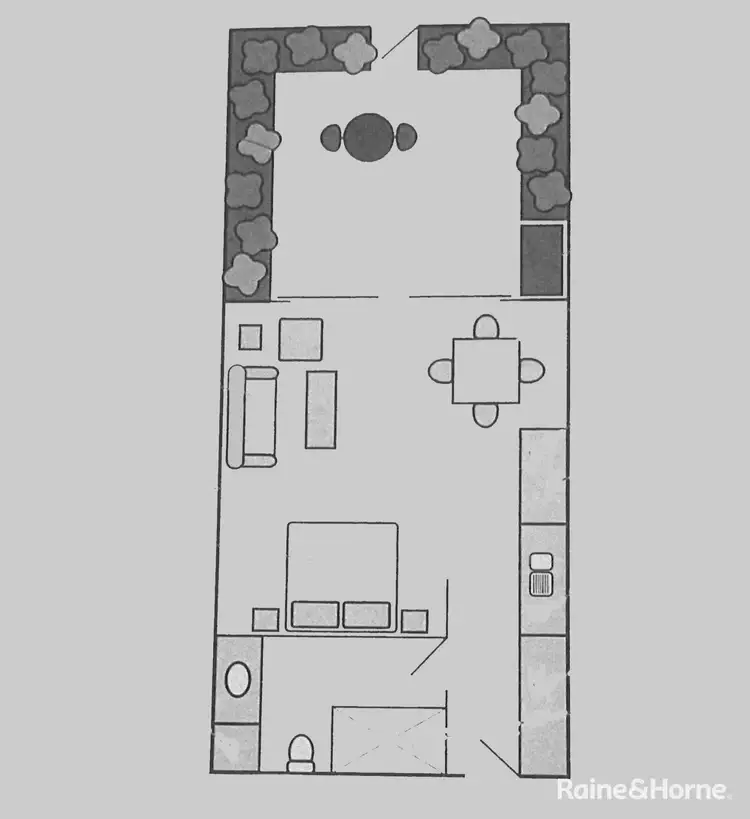 Floorplan of Homely studio listing, 137/8 Solitary Islands Way, Sapphire Beach NSW 2450