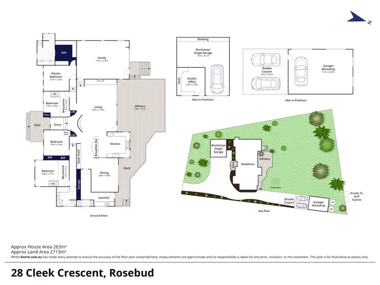 Floorplan of Homely house listing, 28 Cleek Crescent, Rosebud VIC 3939