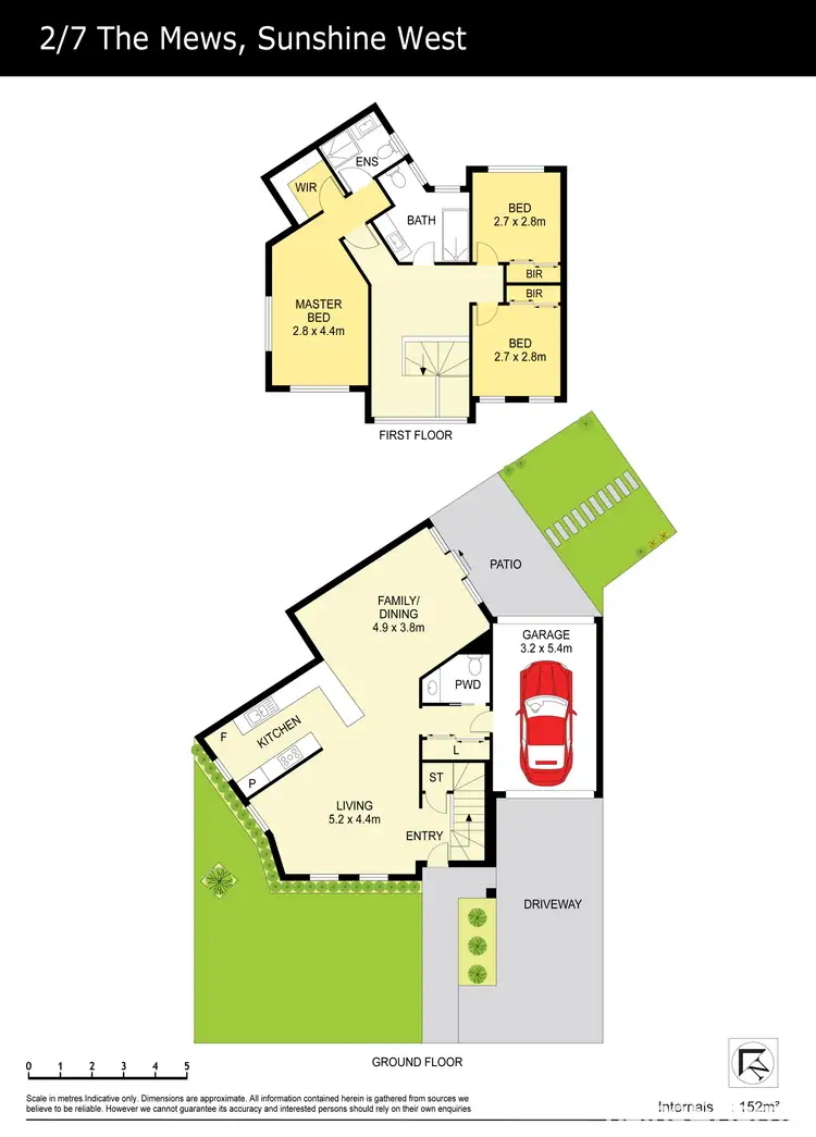Floorplan of Homely house listing, 2/7 The Mews, Sunshine West VIC 3020