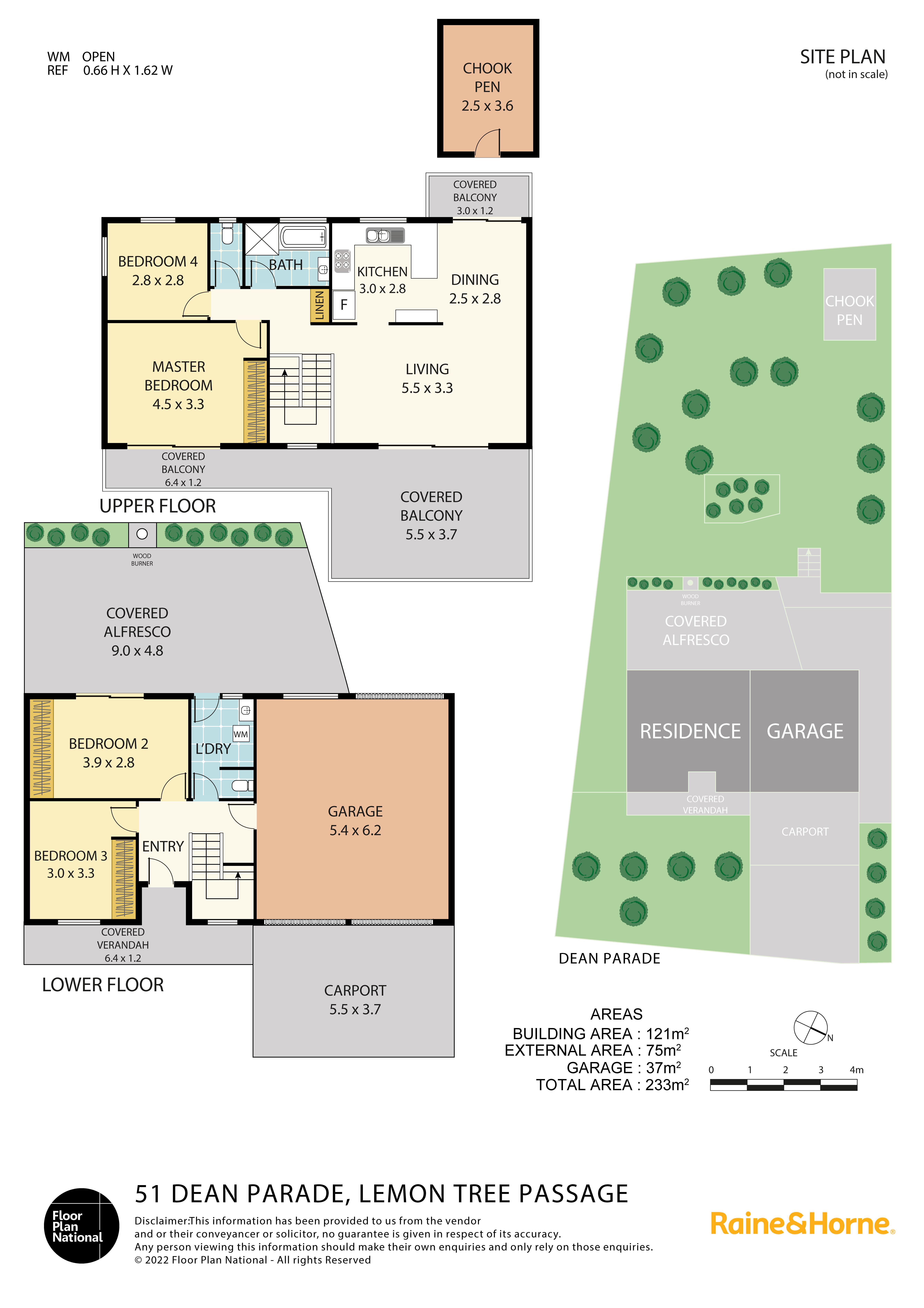 Floorplan of Homely house listing, 51 Dean Parade, Lemon Tree Passage NSW 2319