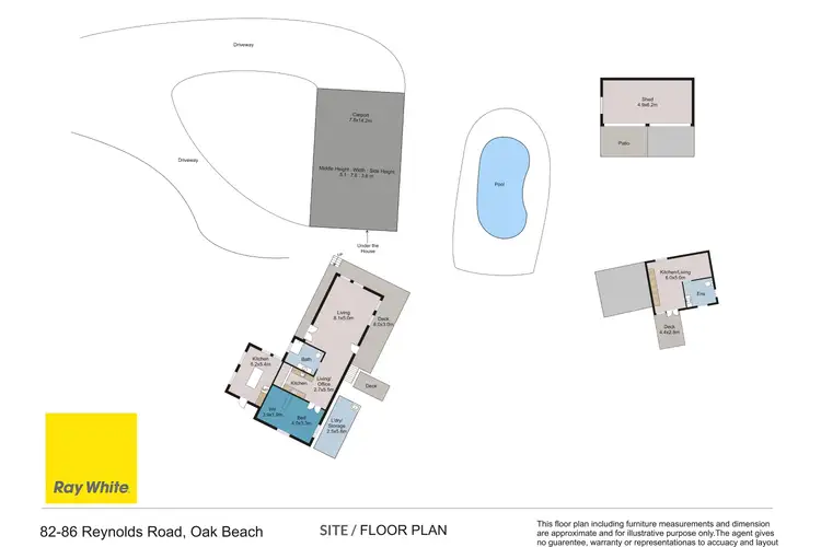 Floorplan of Homely house listing, 82-86 Reynolds Road, Oak Beach QLD 4877