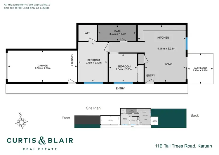 Floorplan of Homely semi-detached listing, 11B Tall Trees Road, Karuah NSW 2324