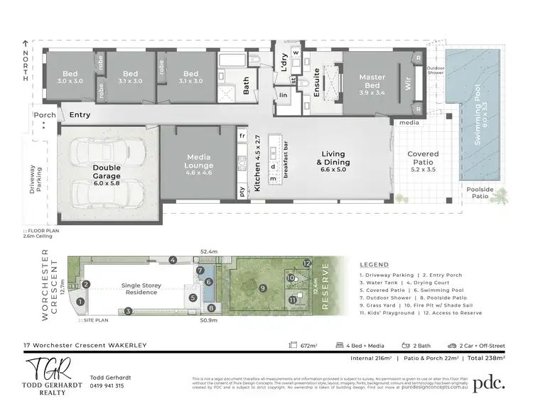 Floorplan of Homely house listing, 17 Worchester Crescent, Wakerley QLD 4154