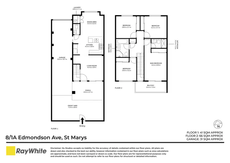 Floorplan of Homely townhouse listing, 8/1A Edmondson Avenue, St Marys NSW 2760