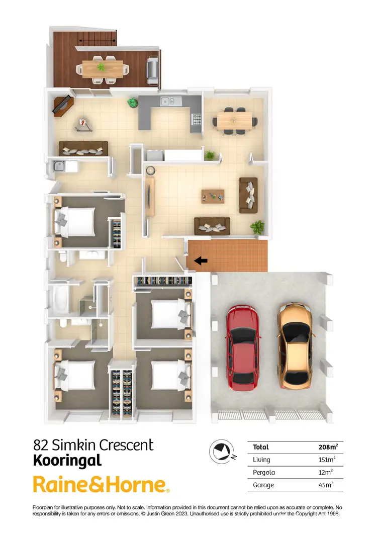 Floorplan of Homely house listing, 82 Simkin Crescent, Kooringal NSW 2650