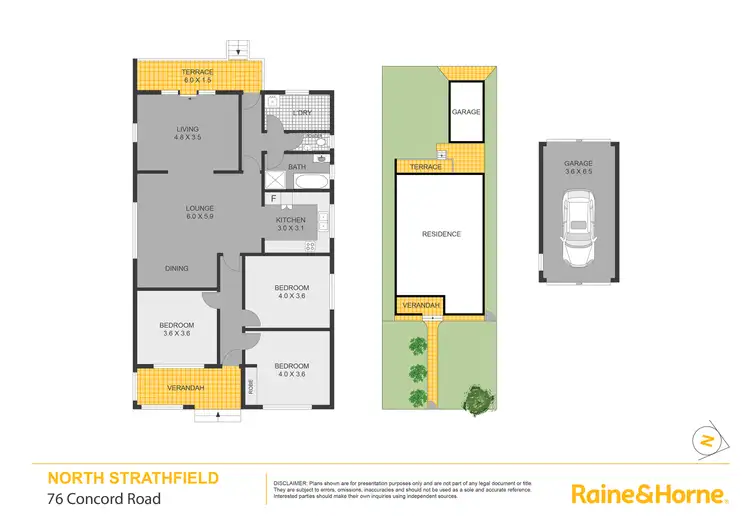 Floorplan of Homely house listing, 76 Concord Road, North Strathfield NSW 2137