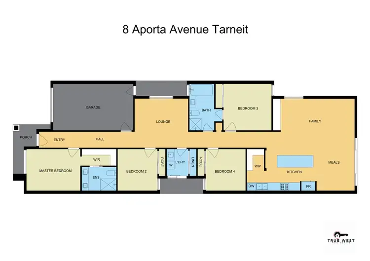 Floorplan of Homely house listing, 8 Aporta Avenue, Tarneit VIC 3029