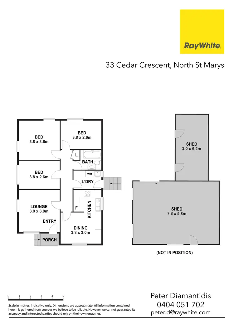 Floorplan of Homely house listing, 33 Cedar Crescent, North St Marys NSW 2760
