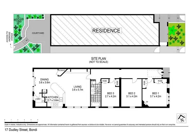 Floorplan of Homely house listing, 17 Dudley Street, Bondi NSW 2026