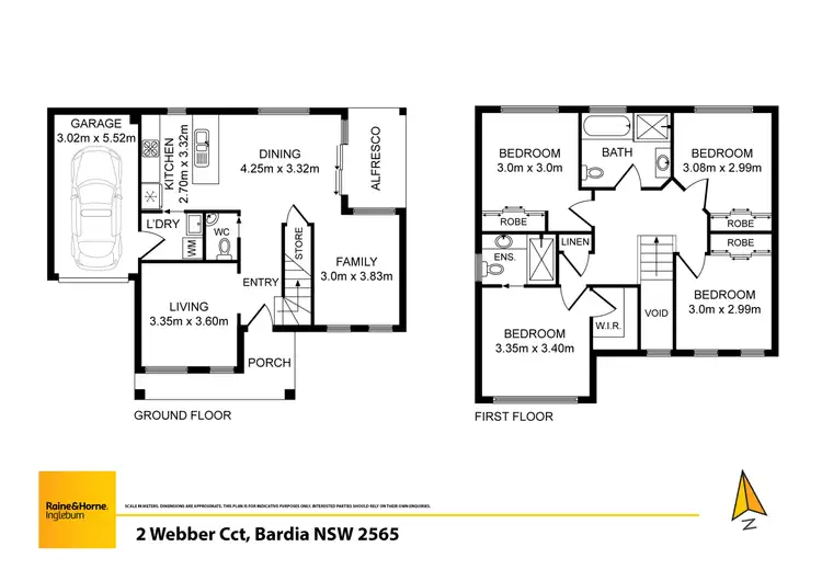 Floorplan of Homely house listing, 2 Webber Circuit, Bardia NSW 2565