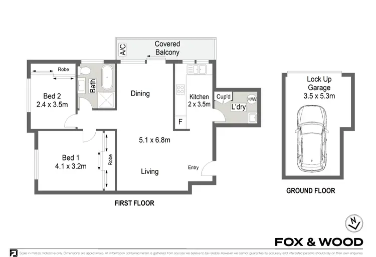 Floorplan of Homely apartment listing, 6/91-93 Auburn Street, Sutherland NSW 2232