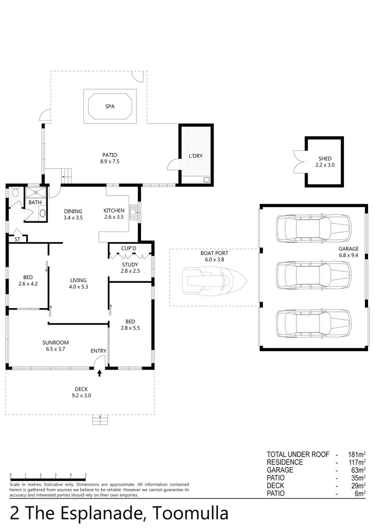 Floorplan of Homely house listing, 2 The Esplanade, Toomulla QLD 4816