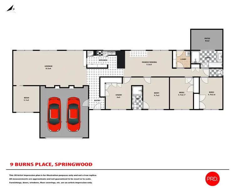 Floorplan of Homely house listing, 9 Burns Place, Springwood NSW 2777