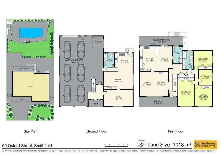 Floorplan of Homely house listing, 60 Oxford Street, Smithfield NSW 2164