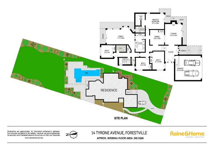 Floorplan of Homely house listing, 14 Tyrone Avenue, Forestville NSW 2087