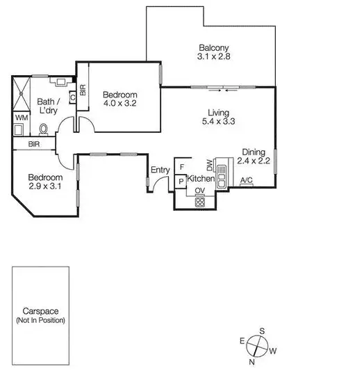 Floorplan of Homely unit listing, 6/4 The Strand, Chelsea VIC 3196