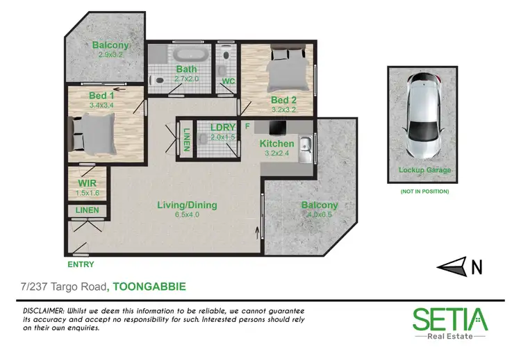 Floorplan of Homely unit listing, 3/237-239 Targo Road, Toongabbie NSW 2146