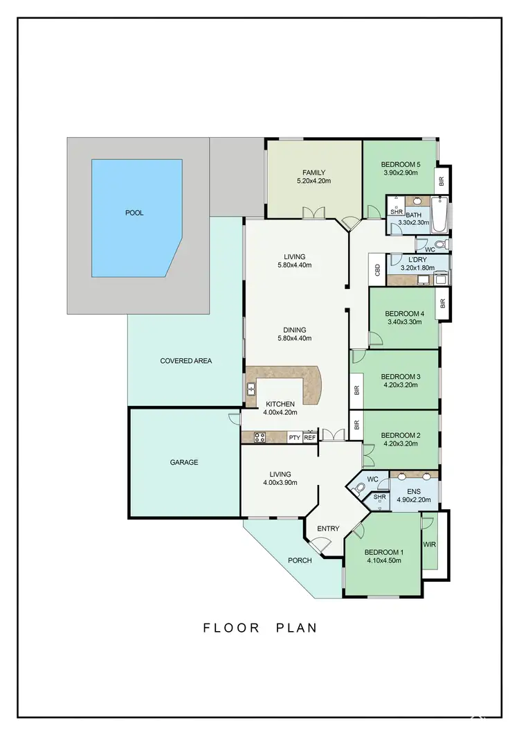 Floorplan of Homely house listing, 10 Henty Lookout, Roleystone WA 6111