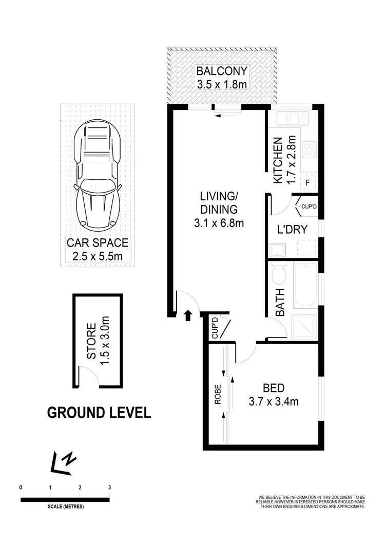 Floorplan of Homely apartment listing, 18/61 Wolseley Street, Bexley NSW 2207