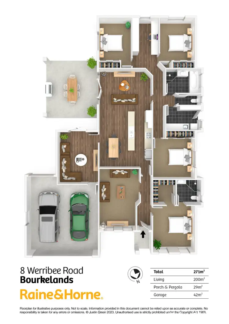 Floorplan of Homely house listing, 8 Werribee Road, Bourkelands NSW 2650