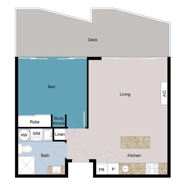 Floorplan of Homely unit listing, 10/14 Waterson Way, Airlie Beach QLD 4802