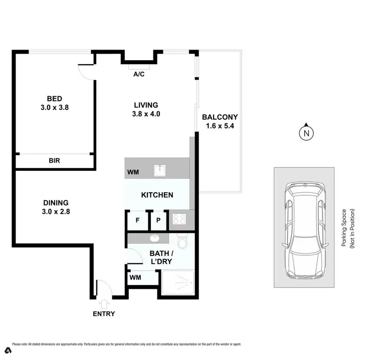 Floorplan of Homely apartment listing, 1219/1 Ascot Vale Road, Flemington VIC 3031