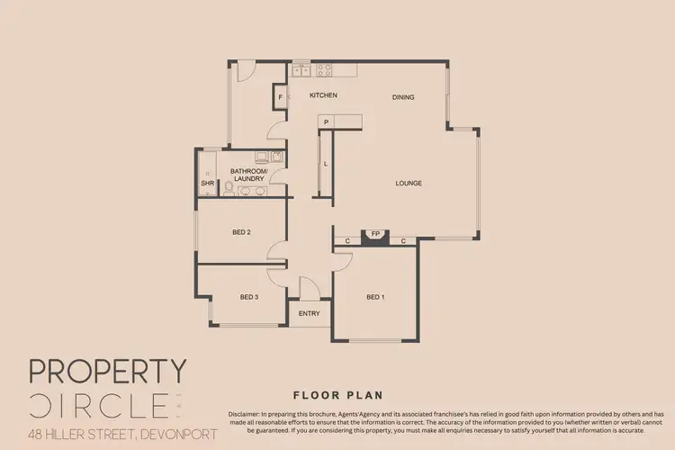 Floorplan of Homely house listing, 48 Hiller Street, Devonport TAS 7310