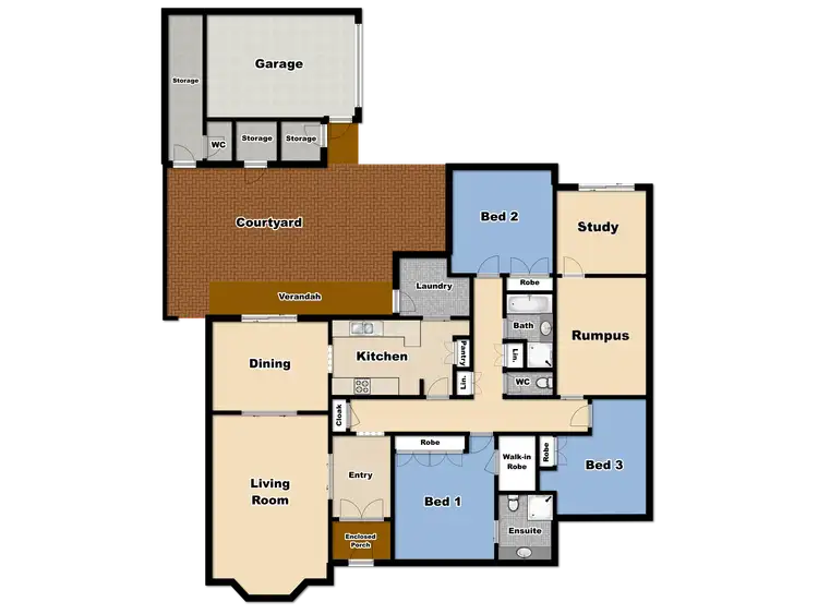 Floorplan of Homely house listing, 59 Stonehaven Avenue, Dubbo NSW 2830