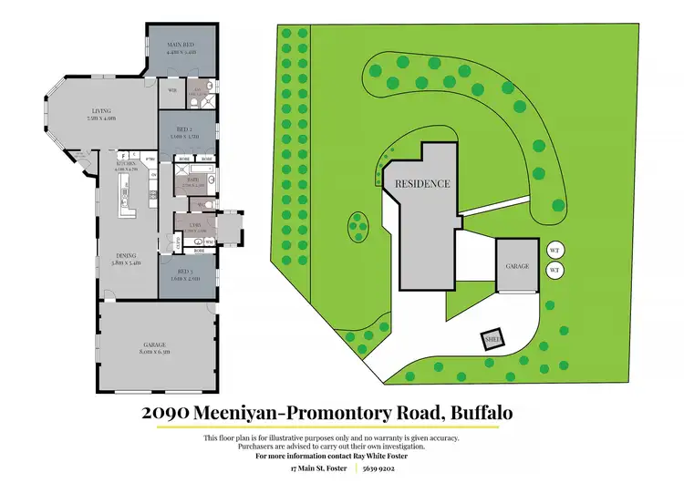 Floorplan of Homely house listing, 2090 Meeniyan-Promontory Rd, Fish Creek VIC 3959