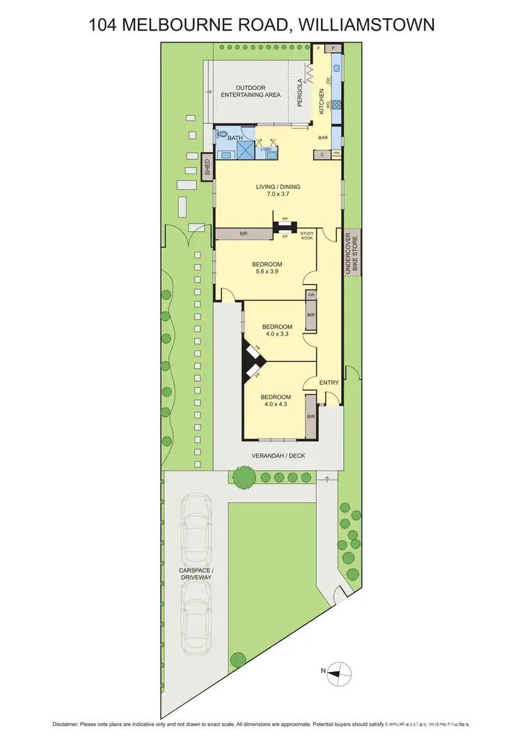 Floorplan of Homely house listing, 104 Melbourne Road, Williamstown VIC 3016