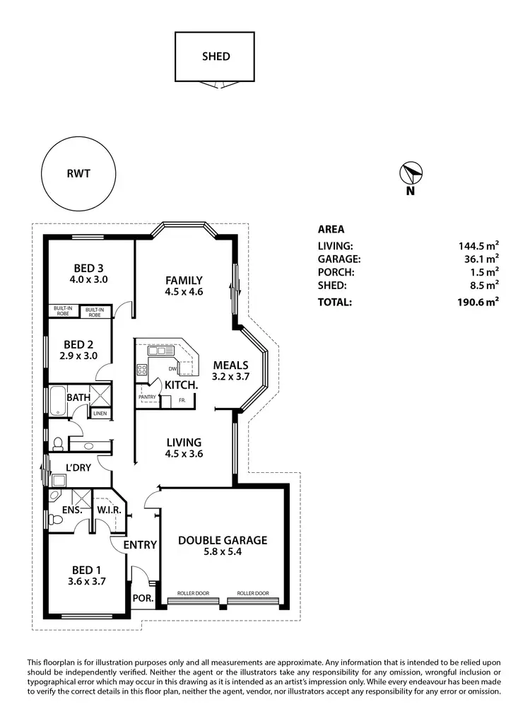 Floorplan of Homely house listing, 55 St Andrews Drive, Strathalbyn SA 5255
