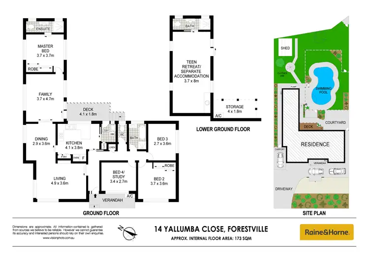 Floorplan of Homely house listing, 14 Yallumba Close, Forestville NSW 2087
